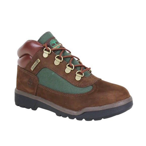 Timberland Other - Timberland Field Boot Pre-School Brown Green Leather 5.5
